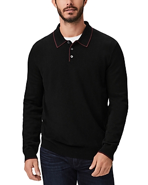 Shop Paige Dobson Sweater Polo In Black Sapphire