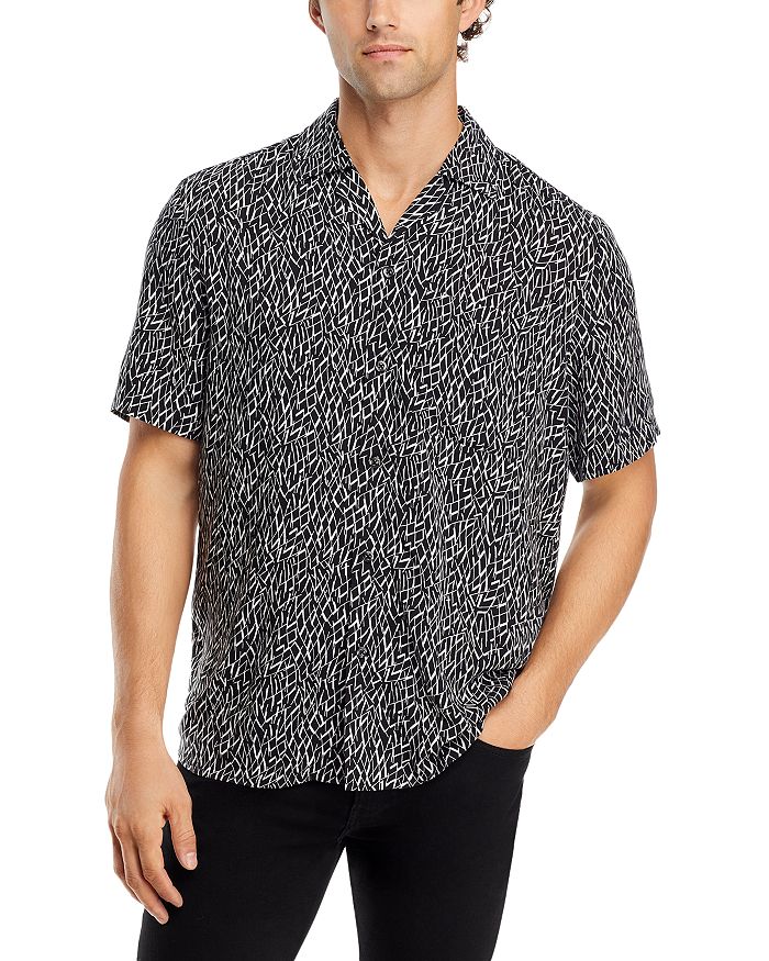 HUGO Ellino 10259238 01 Straight Fit Button Down Shirt | Bloomingdale's