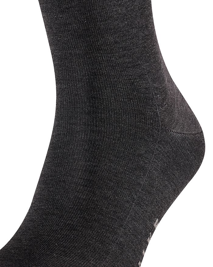 Shop Falke Cotton Blend Fil D'ecosse Mid Calf Socks In Brown