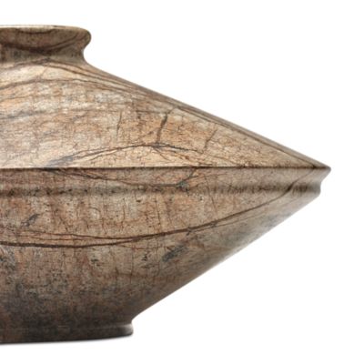 x Kelly Wearstler Dune Brown Marble Vase