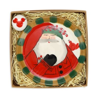 Canape Plate with Cork Stopper