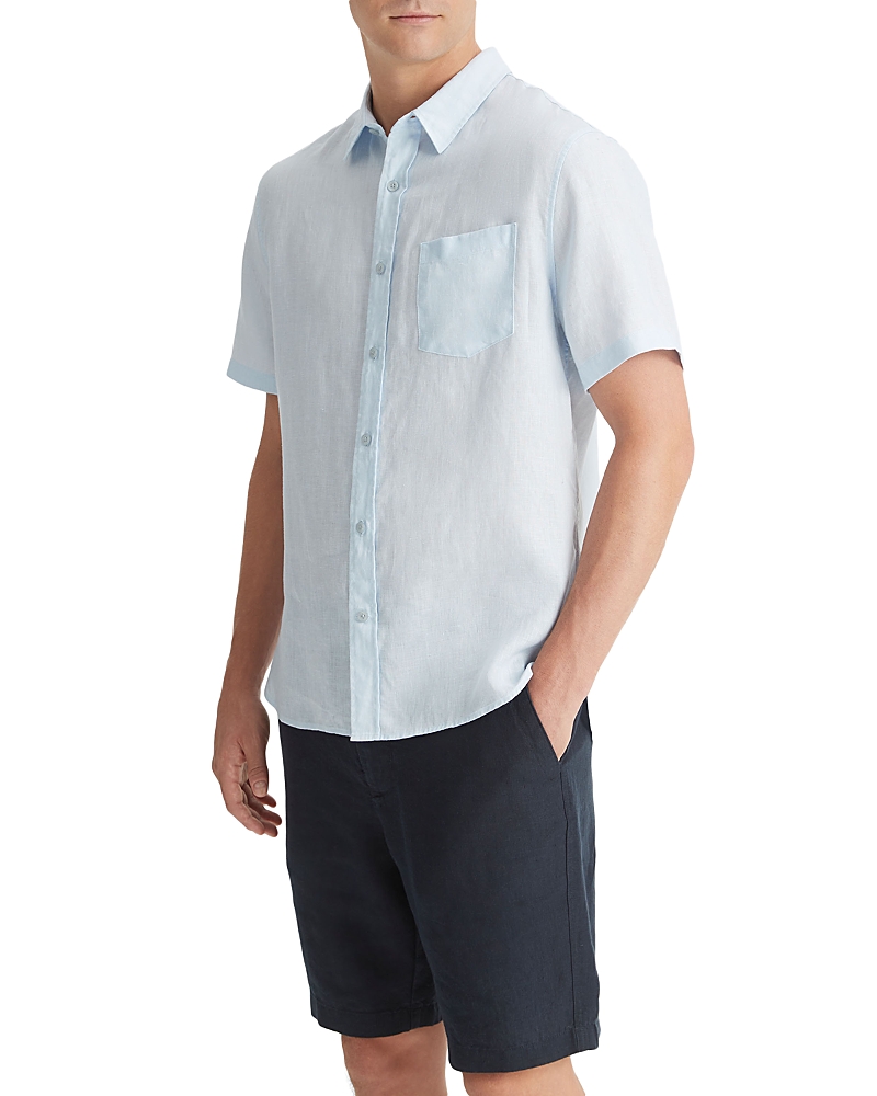 Vince Short Sleeve Linen Shirt
