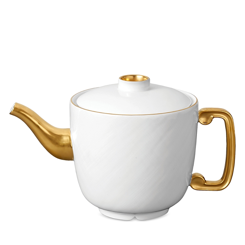 L'objet Han 24k Gold-plated Teapot, 34 Oz. In Gold