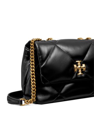 Small Kira Diamond Quilted Leather Convertible Shoulder Bag