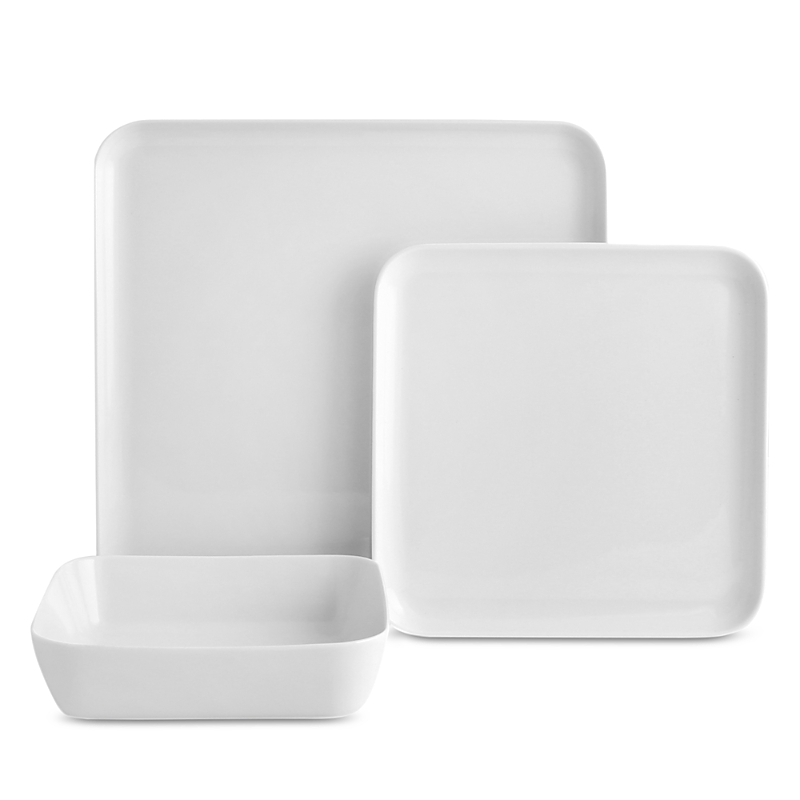 Porland Cortot 3-piece Place Setting Set In White