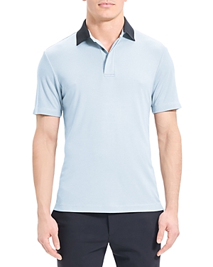 Shop Theory Kayser Modal Jersey Polo In Ice