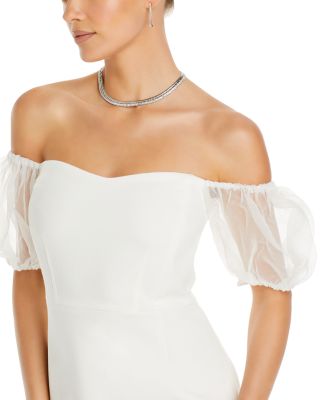 Whisper Puff Sleeve Dress