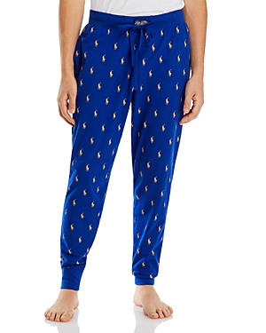 Polo Ralph Lauren Jersey Pajama Jogger Pants, Set Of 2 In Heritage Royal