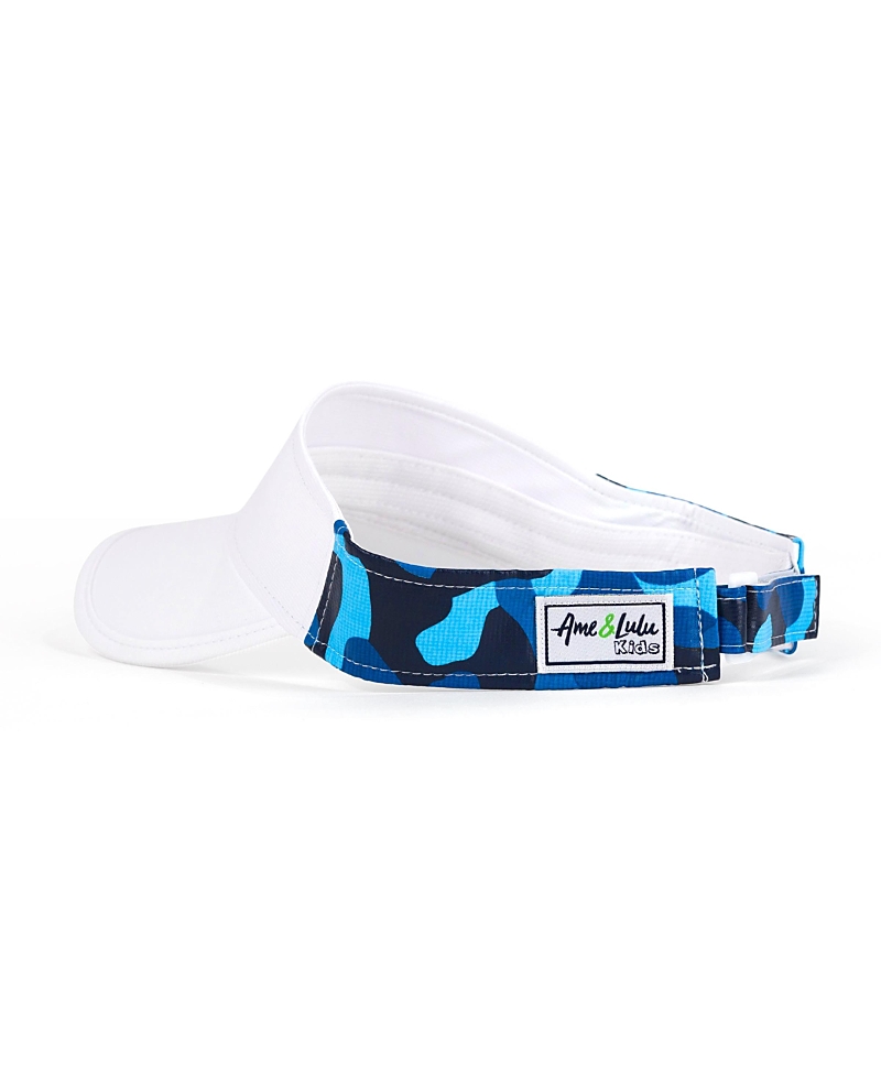 Shop Ame & Lulu Boys' Navy Camo Big Love Visor - Little Kid, Big Kid