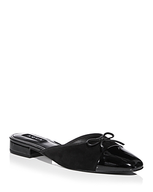 Aqua Women's Romi Slip On Snip Toe Flats - 100% Exclusive In Black/black