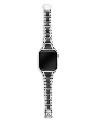Smart Caviar Black Ceramic & Stainless Steel Apple™ Watch Bracelet, 42mm - Exclusive