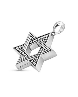 Men's Sterling Silver Anthem Star of David Pendant - Exclusive