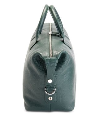 Leather Overnighter Duffel Bag 