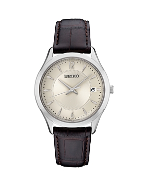 Seiko Watch Essentials Watch, 39mm In Silver/black