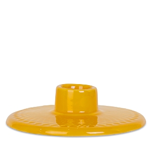 Rosendahl Lyngby Porcelain Rhombe Color Candle Holder In Yellow