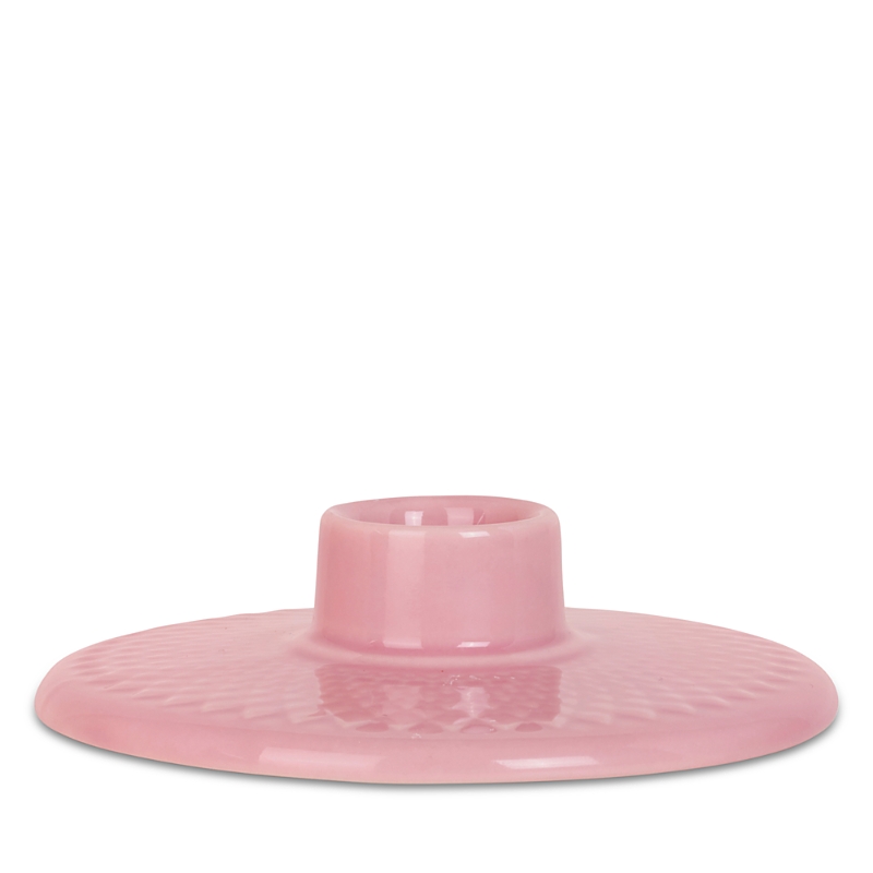 Rosendahl Lyngby Porcelain Rhombe Color Candle Holder In Rose