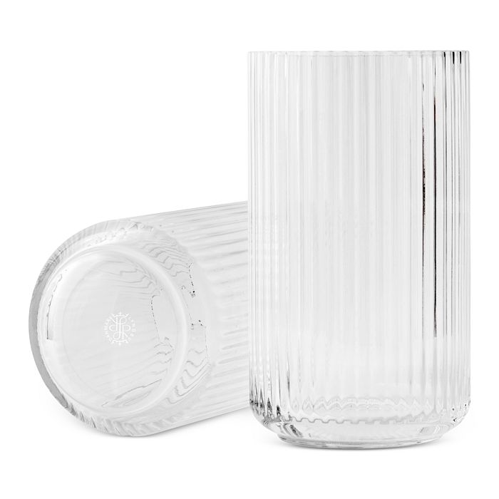 Rosendahl Lyngby Vase, Clear Mouth Blown Glass