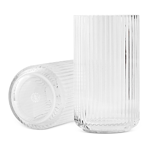 Rosendahl Lyngby Vase, Clear Mouth Blown Glass In Clear