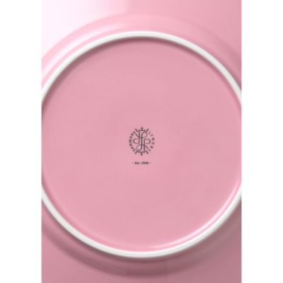 Lyngby Porcelain Rhombe Color Lunch Plate, Rose