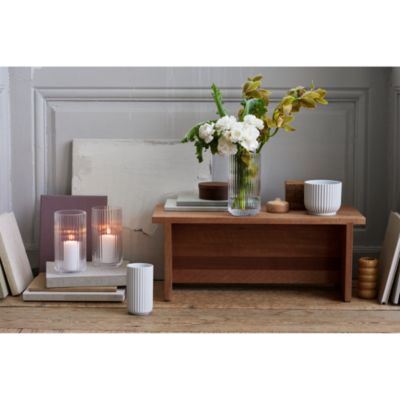 Lyngby Vase, Clear Mouth Blown Glass