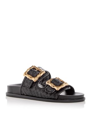 SCHUTZ - Women's Enola Sporty Woven Slide Sandals