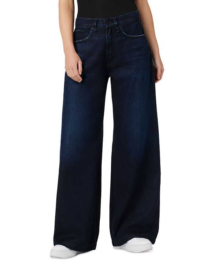 Hudson Jodie High Rise Wide Leg Jeans in Moonlit | Bloomingdale's