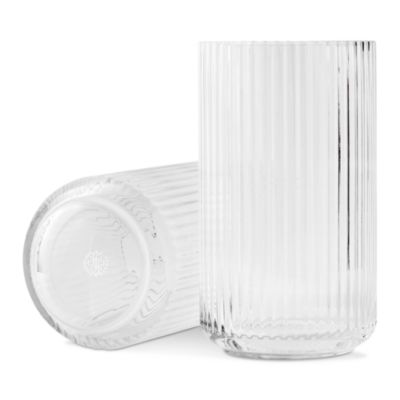 Lyngby Vase, Clear Mouth Blown Glass