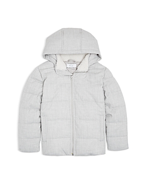 Reiss Boys' Disiere Quilted Jacket - Big Kid In Soft Gray