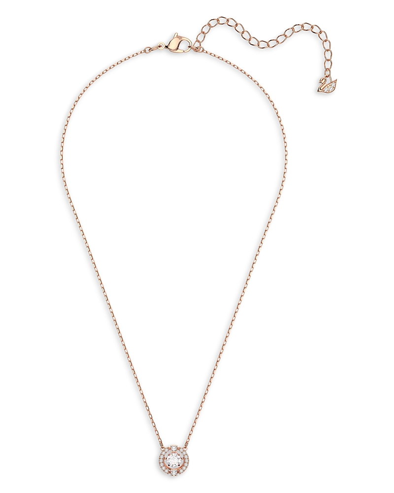 Swarovski Una Pave Pendant Necklace, 15-17
