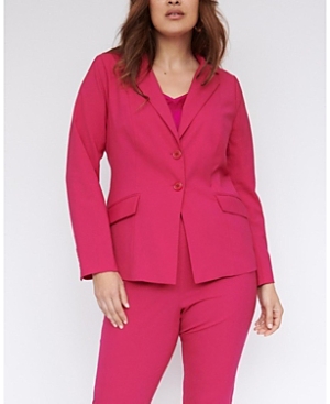 Gabriella Rossetti Sienna Slim Single-breasted Wool Blazer In Bloom