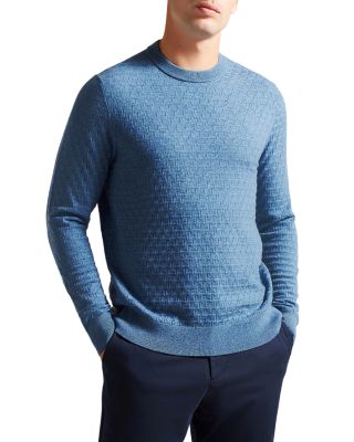 Ted Baker - Textured Stitch Crewneck Sweater