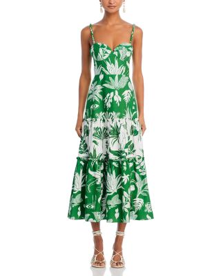 FARM Rio Forest Soul Cotton Midi Dress | Bloomingdale's Women