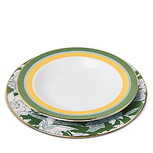 La Doublej Roman Holiday 2-piece Soup And Dinner Plate Set In Roman Holiday Avorio