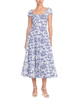 STAUD - Wells Printed Dress