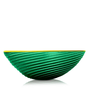 La Doublej Orto Murano Glass Bowl In Verde
