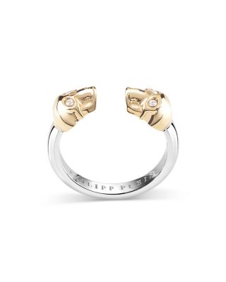 PHILIPP PLEIN - 3D $kull Two Tone Ring