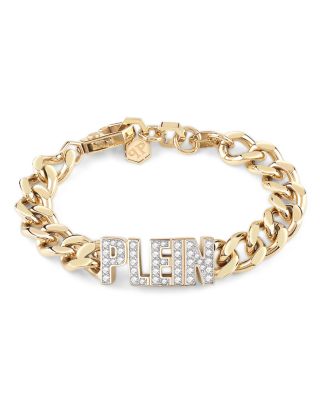 PHILIPP PLEIN - Lettering Gold Tone Bracelet