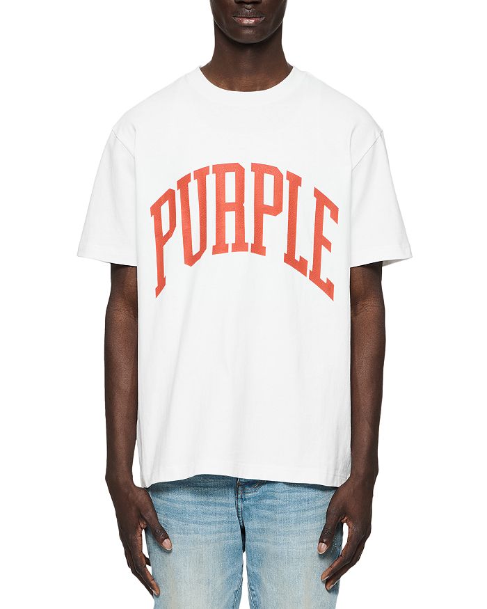 Purple Brand Relaxed Fit Short Sleeve Logo Graphic Tee | Bloomingdale's
