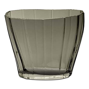 Orrefors Reed Moss Green Low Vase, 6.9" In Green