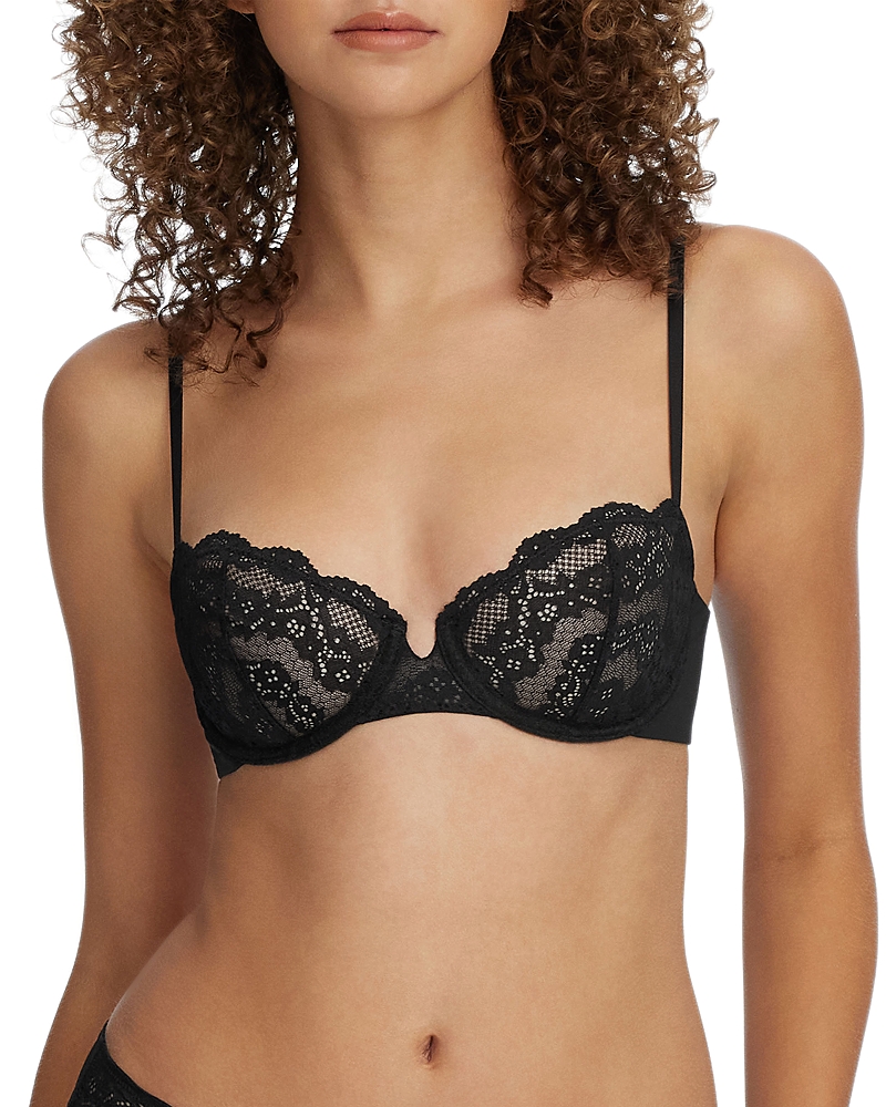Skarlett Blue Impress Balconette Underwire Bra In Black