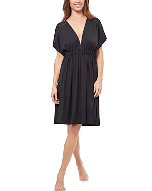 Shop Profile By Gottex Florence Tunic Swim Cover-up In Black