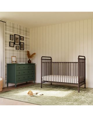 Abigail 3-in-1 Convertible Crib in Vintage Gold Tone