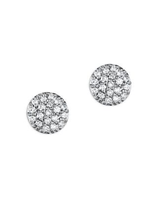 Phillips House - Rhodium & 14K Yellow Gold Diamond Micro Infinity Stud Earrings