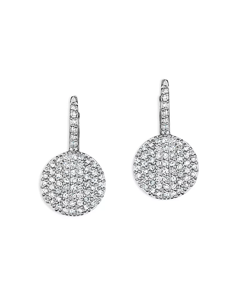 Phillips House Rhodium & 14K Yellow Gold Diamond Petite Infinity Leverback Earrings