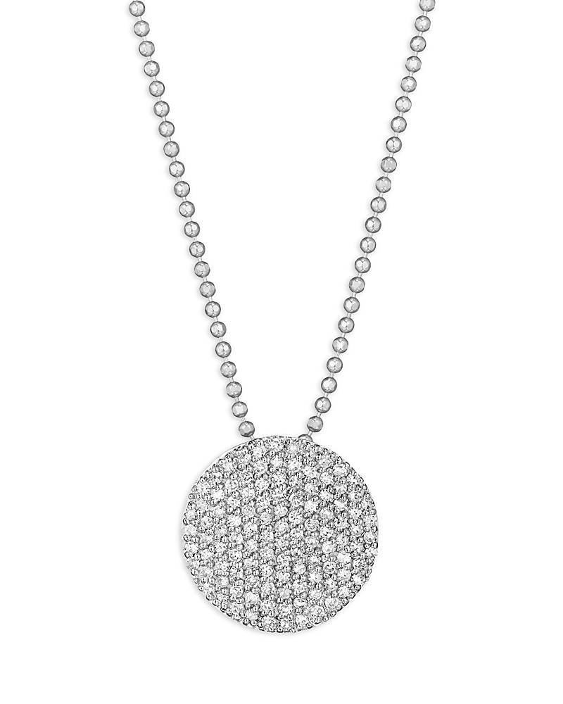 Phillips House 14K White Gold Affair Diamond Pave Infinity Pendant Necklace, 16