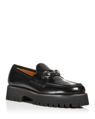Gucci - Women's Lug Sole Horsebit Loafers