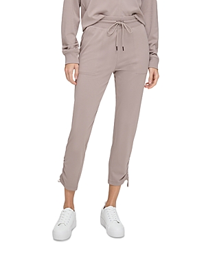 Marc New York Performance Drawstring Hem Cropped Jogger Pants In Taupe