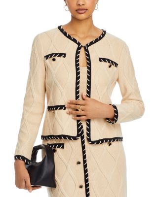 Misook - Textural Knit Jacket