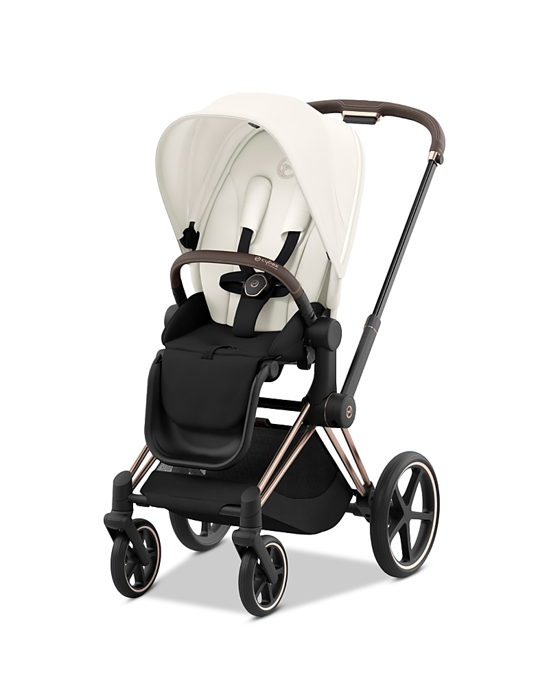 Cybex Priam 4 Stroller Rose Gold Frame In Rose Gold/off White