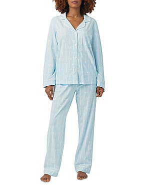 Bedhead Pajamas Printed Long Sleeve Pajama Set In Tying The Knot